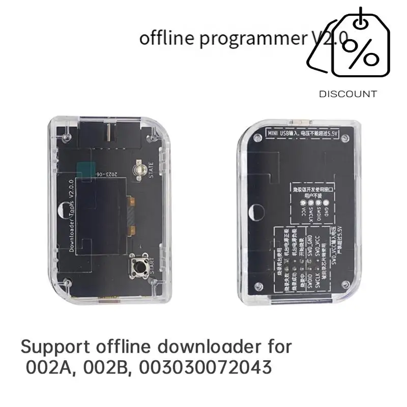 AS95-PUYA Programmatore PUYA Programmatore offline MCU Bruciatore R Downloader Strumento di programmazione per PY32F003 PY32F030 PY32F002 072 PY32F S