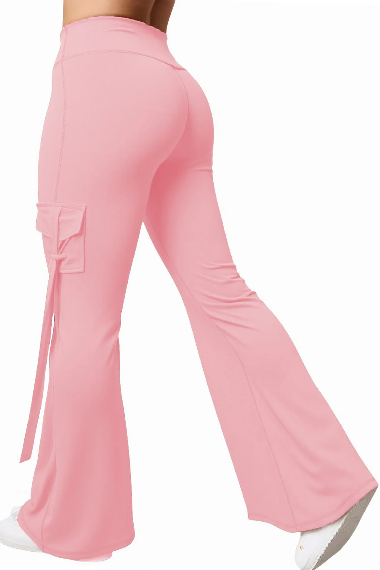 

【 5-piece set 】 Yoga exercise and fitness pants with pockets for tight fitting, hip lifting and slimming pants