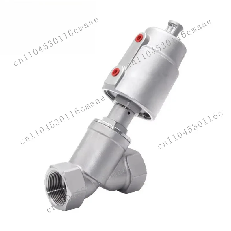 DN15-DN65 stainless steel 304 waterproof hammer angle seat valve pneumatic valve control head
