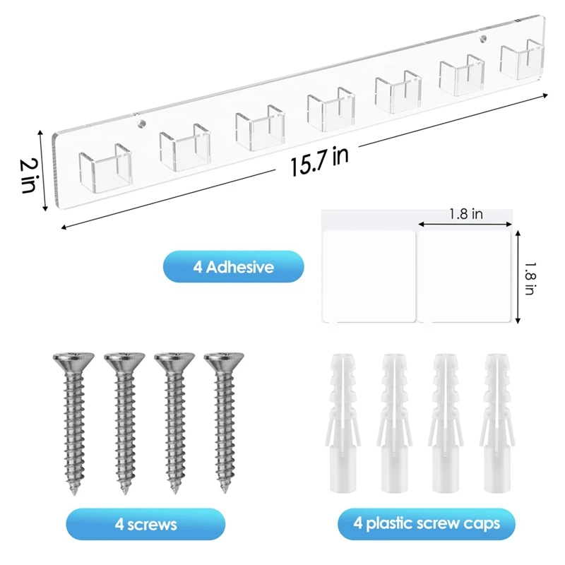 Sonnenbrillen-Organizer, 2er-Pack, Wandbrillenhalter, Acryl-Sonnenbrillen-Display, für Büro- und Heimdekoration, einzigartige Geschenke, einfach zu bedienen