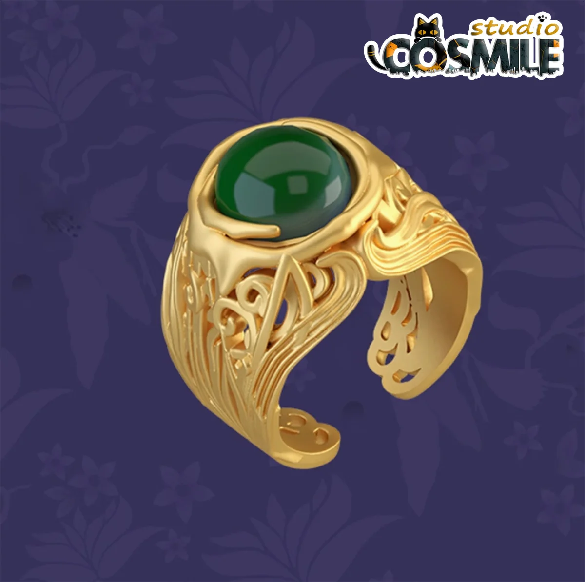 

TV Bai Yue Fan Xing Moonlight Mystique Официальный Lu Bai Lu Bai Shuo Ao Ruipeng Fan Yue Hanfu Ювелирные изделия Кольцо из сплава Косплей TX