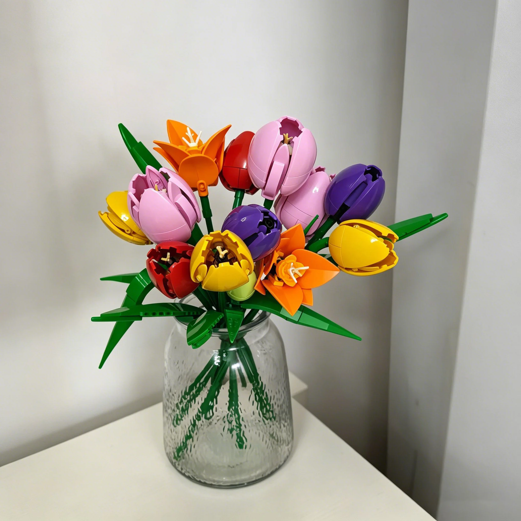 Simulated Rainbow Tulip Bouque - Home Decor Tulip review and price