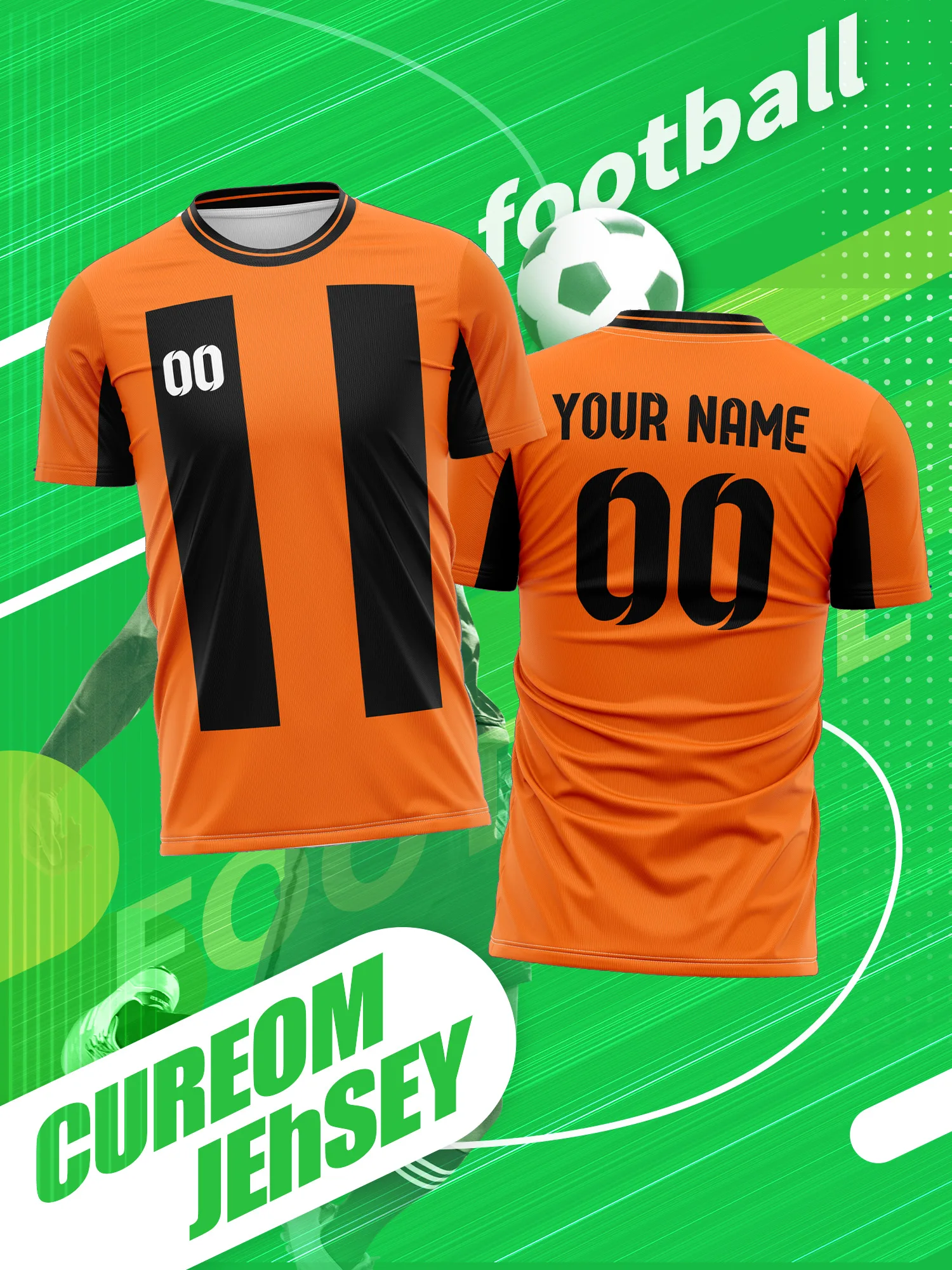 

Футболка для футбола с индивидуальным фото, именем и номером, спортивная форма для школы, колледжа, университета, команды