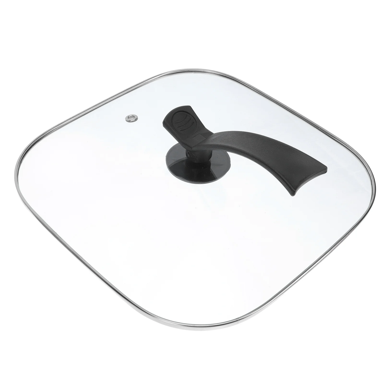 

1Pcs Tempered Glass Electric Square Multi-Functional Pot Cover Anti-Scald Overflow Protection Heat-Resistant Transparent Cooking