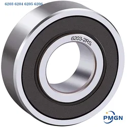 10pcs Bearings 6203 6204 6205 6206 440C C3 High Speed 6203RS Ball Bearing for Electric Motors Wheels Bicycles Garden Machinery