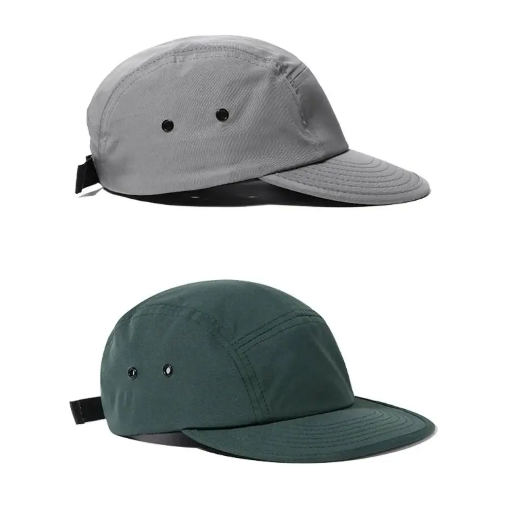 

2023 Fast Dry 5 Panel Baseball Caps Outdoor Solid Color Beach Baseball Cap Sun Protection Women Men Golf Summer Fitted Hats