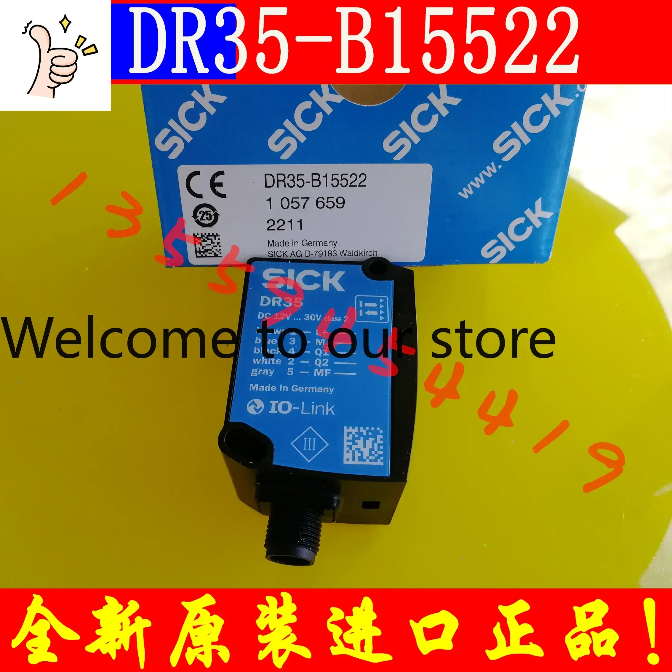 2026.4 SICK Distance Sensor 1057659 DR35-B15522 Original Genuine Free Shipping Order