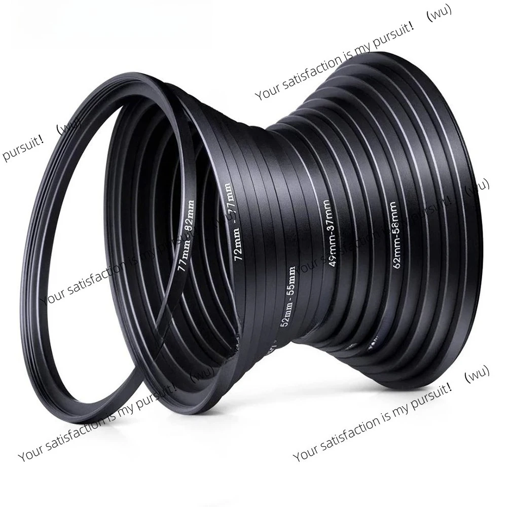ZOCI-18 Pcs Filter Adapter Ring Set Step Up/Down Adapter Ring 37mm-82mm 82mm-37mm for Nikon Canon Sony DSLR Camera Lens