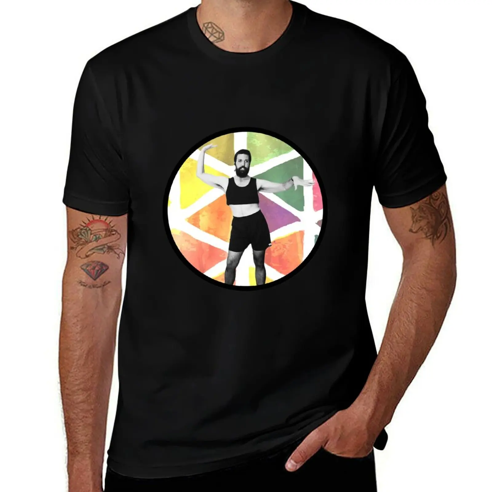 T-shirt Pulpy Syntax Workout Popart T-shirt anti-rides à manches courtes