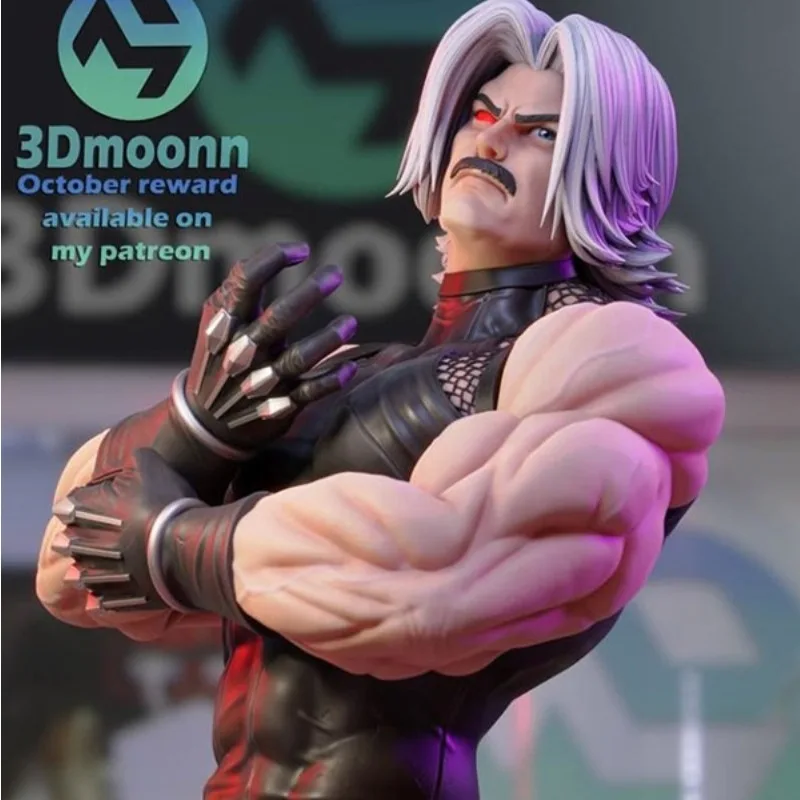 1/24 Resin Figure Model Kit Game Hobby Miniature Rugal the King of Fighters Diorama Toy Unassembled & Unpainted Free Shipping