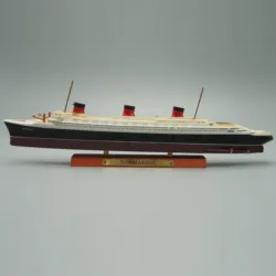 1:1250 Diecast Ship Model Toy ATLAS T / Normandie Ocean Liner Cruiser For Collection