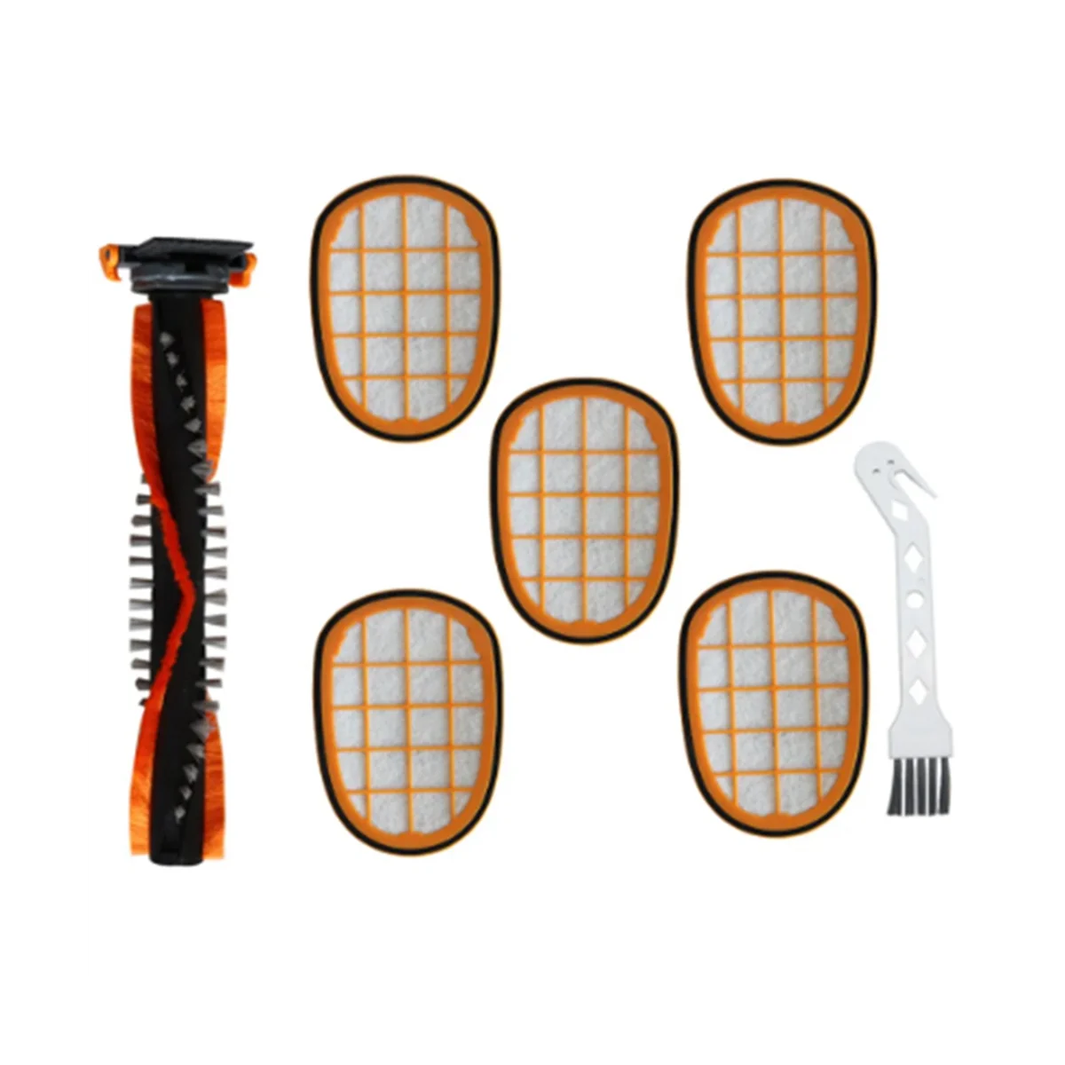 เหมาะสำหรับอุปกรณ์เสริมเครื่องดูดฝุ่น Jaberley รุ่น FC6822/6823/6827/6908/6906 ไส้กรอง แปรงม้วนกรอง-HIM