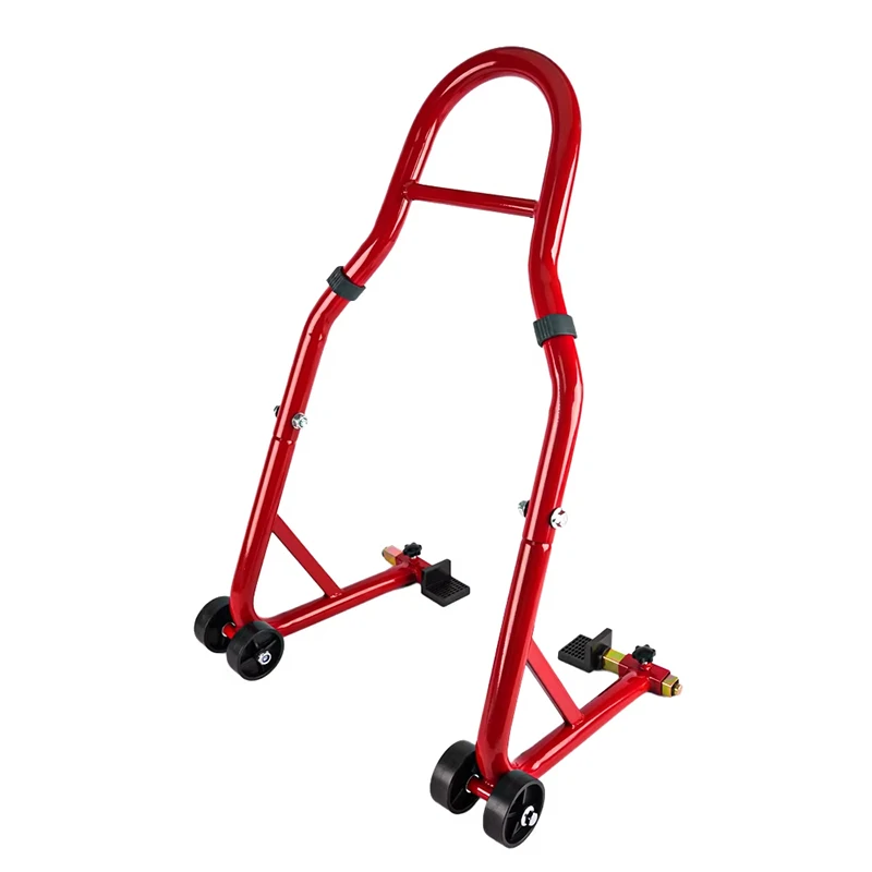 Motorcycle Wheel Stand Automatic Rear Wheel Support Tire Repair Tool Two-Tone Color Options Universal Motorcycle Support Stand
