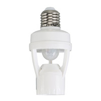 AC100-240V PIR Motion Sensor E27 Socket Converter Ampoule LED E27 Lamp Base Intelligent Switch Light Bulb Lamp holder