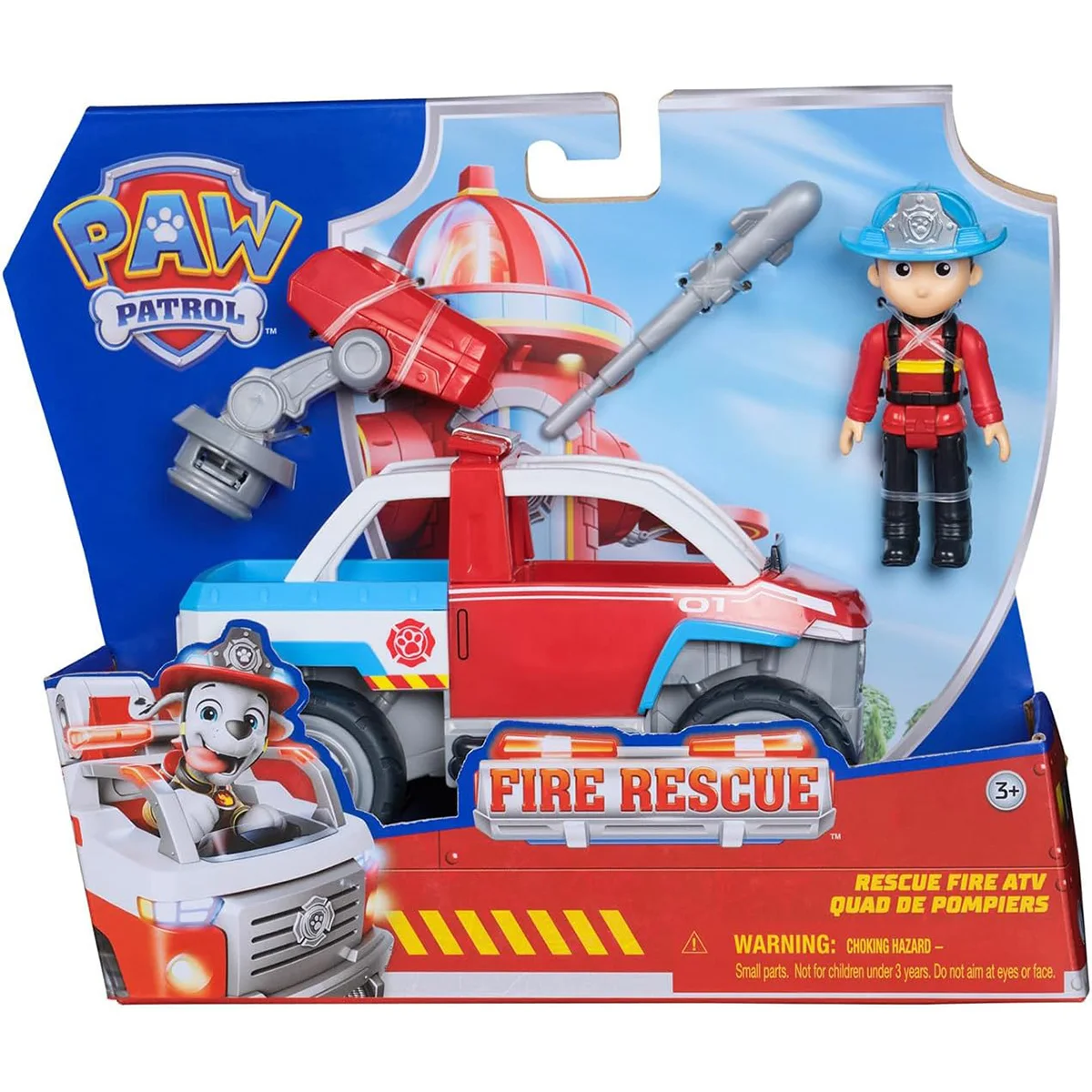 100% Original Paw Patrol Fire Rescue Ryder Chase Marshall Rocky Zuma Rubble Skye Action Figure Toy Kids Birthday Christmas Fift