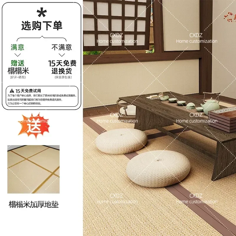 Japanese Style Wooden Gazebo Outdoor Courtyard Tea House Solid Wood Pavilion Antique Preservative Wood Hut for Garden