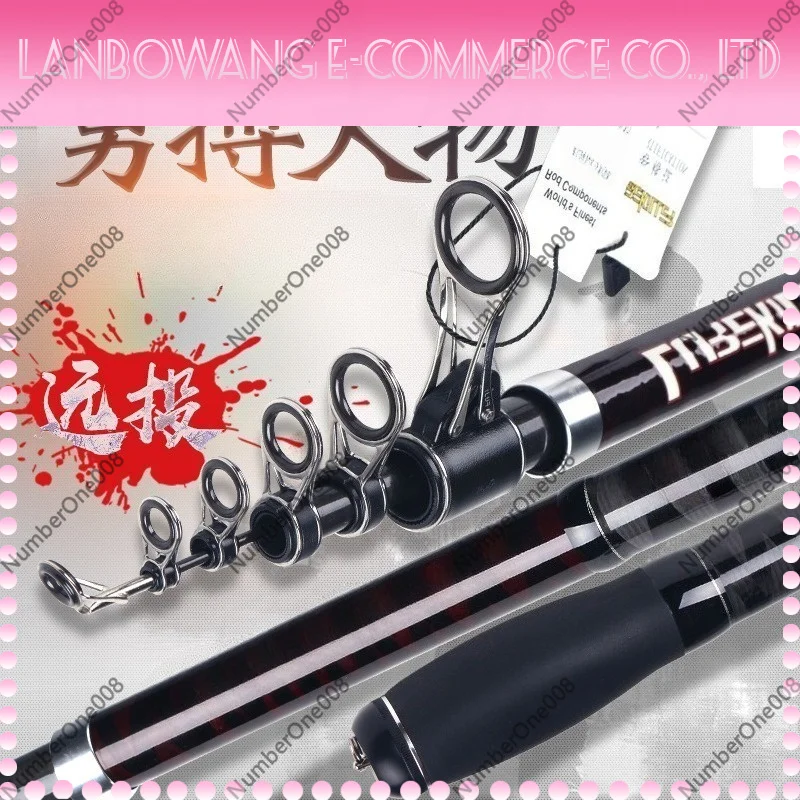 4.25m Extra Hard Cross Carbon Telescopic Long Cast Rod Surf Fishing Rod High-End Guide