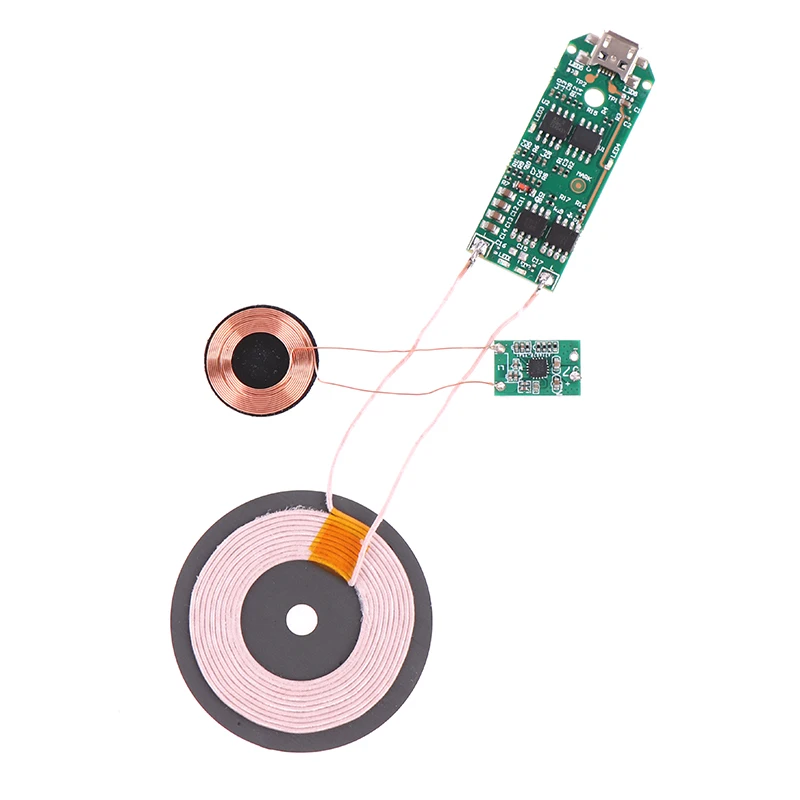 ユニバーサルポータブルqiワイヤレス充電器,PCB,リレーモジュール,回路基板,1x,15W