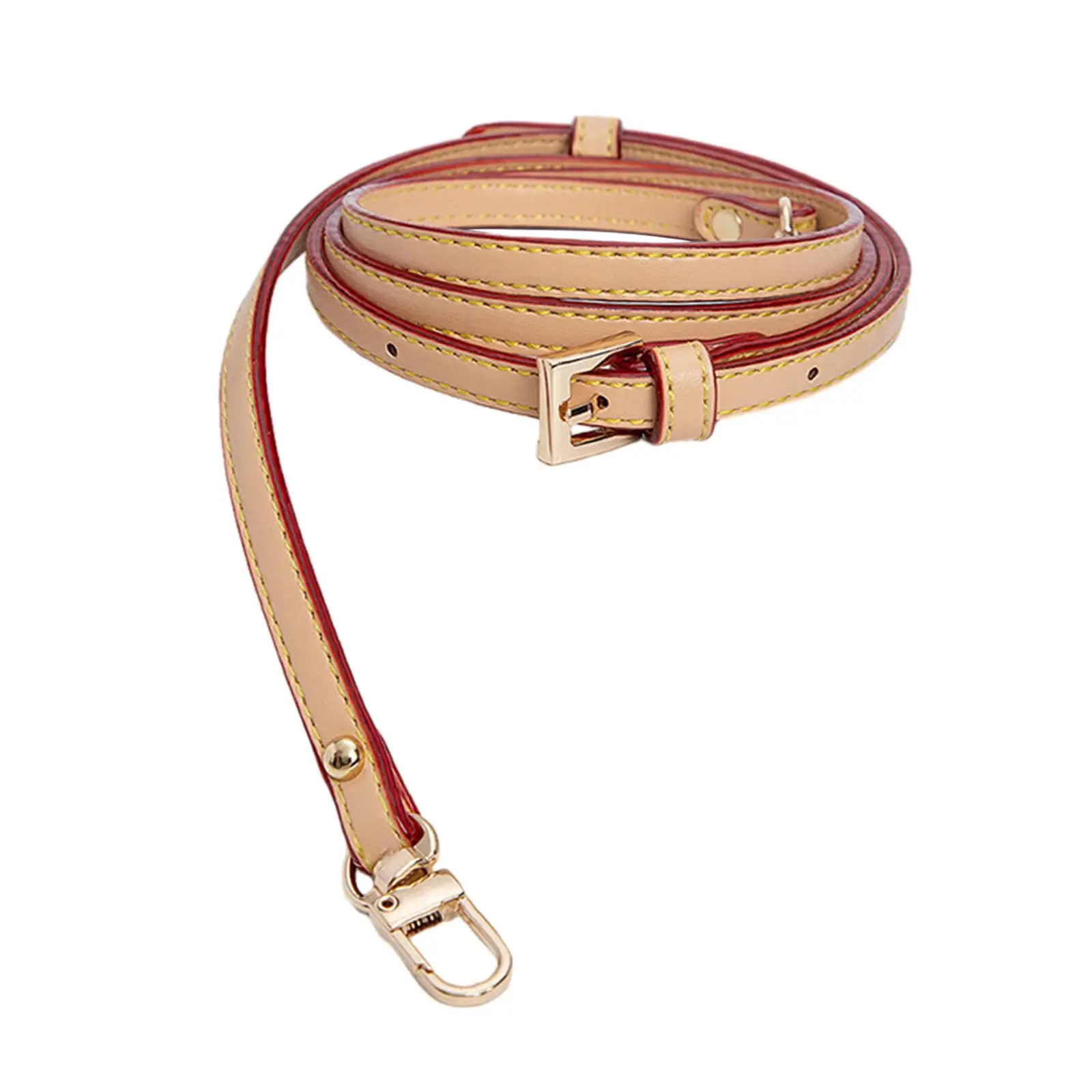 Shoulder Strap Purse Strap Adjustable Length Trendy Cross Body Strap PU Leather Bag Strap for Briefcase Clutch Modification