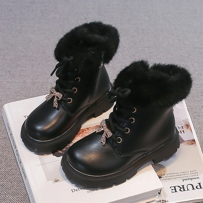 Children's Cold Proof Boots 2026 New Kids Ankle Boots for Winter Warm Fleece Waterproof Non-Slip for Siberia Winter Size 26-36