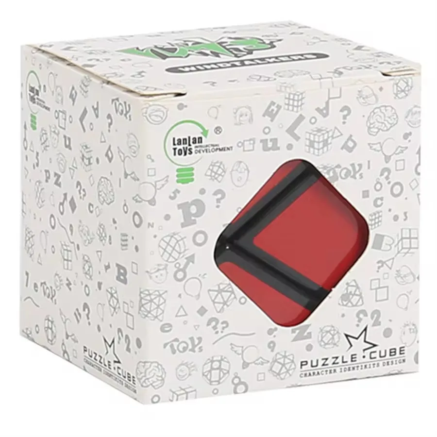 Lanlan pionowa i pozioma magiczna kostka X kostka zabawa dla dzieci i dorosłych zabawka dla początkujących burza mózgów cztery osie ukośny obrót