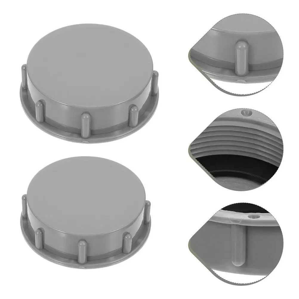 

4Pcs Drain Pipe Caps Set Kitchen Sink Drain Plug Covers Protective Blanking Caps for Waste Processor Drainage Pipe Covers