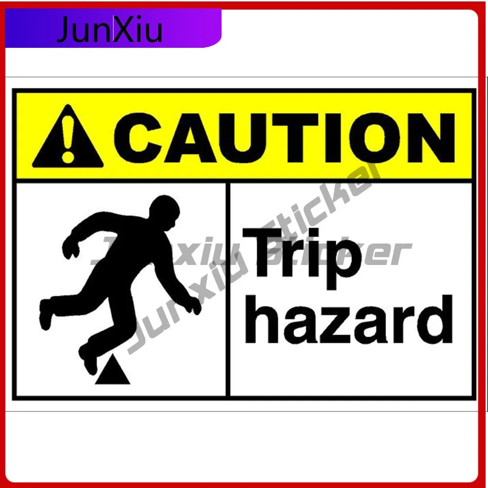 

Trip Hazard Caution Hot Must Have Vinyl Aesthetic Bumper Decal Decoration Waterproof Car Laptop Window Auto Exterior Gift