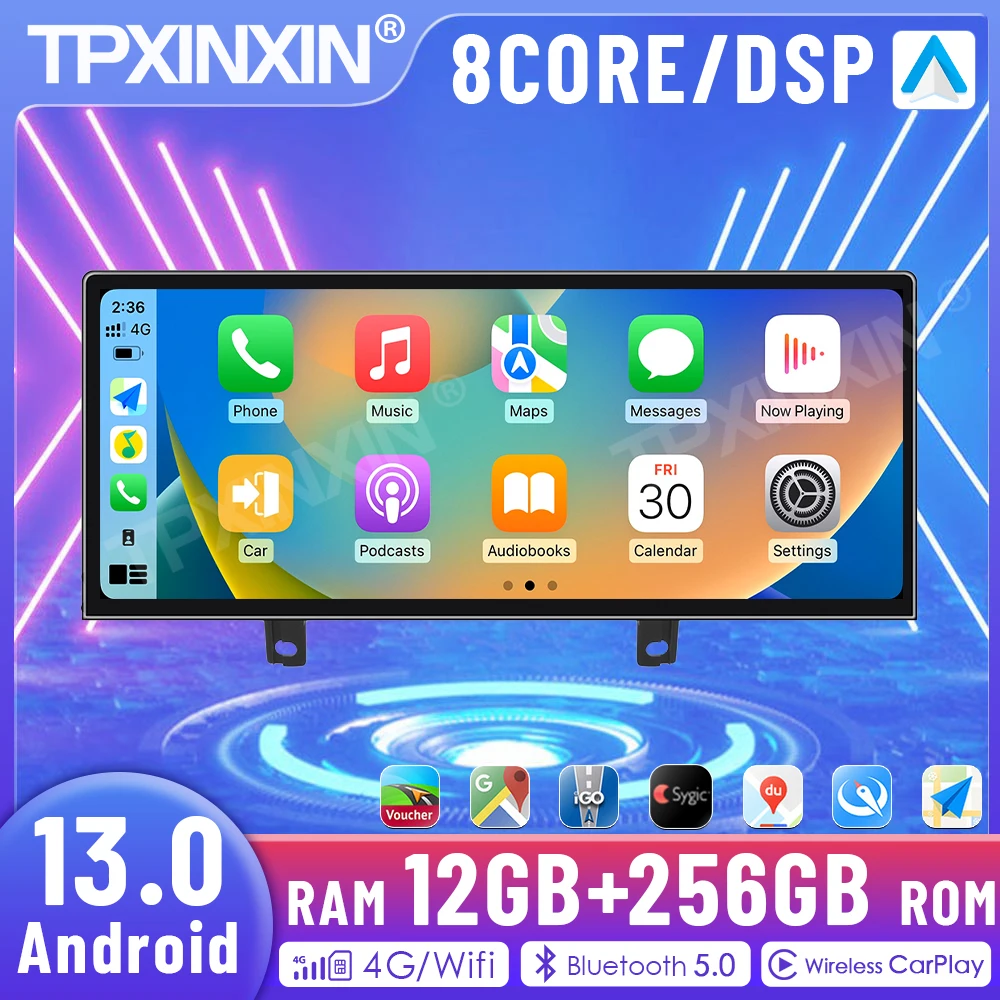 

Автомобильная Мультимедийная система LHD, 12,3 дюйма, Android 13, с GPS-Навигатором