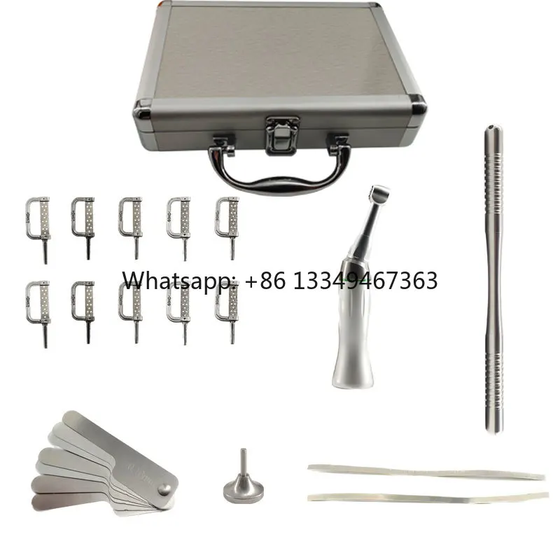 

Dental 4:1 Interproximal Enamel Reduction Almighty Set/Low Speed Push Button Contra Angle Handpiece Dental Orthodontic Tools