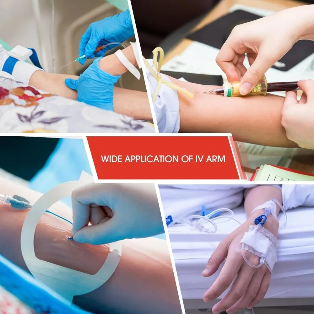 Phlebotomy Practice Kit & IV Practice Kit,Phlebotomy Arm for Nursing Students，Venipuncture Practice Kit for Blood Draw Training