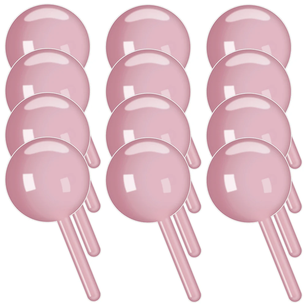 

12pcs Round Packaging Boxes Lollipop Shaped Gift Container for Kids Home Decor Candy Storage Stationery Large Plastic Box