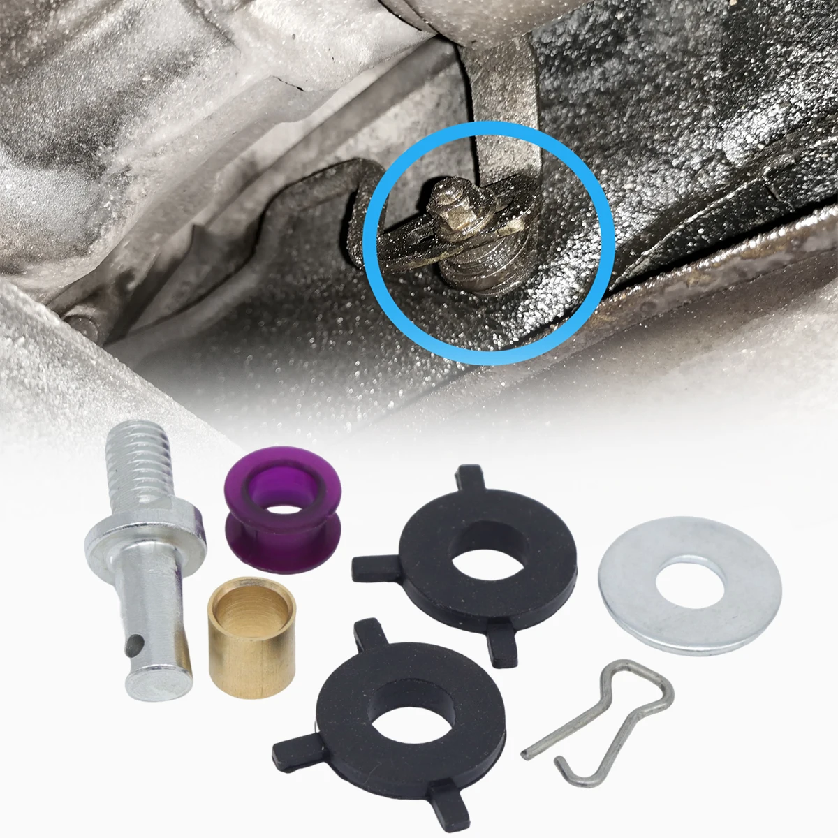 

1Set Car Automatic Gear Shift Lever Selector Bushing Loose Linkage Grommet for Toyota Tacoma N140/N150/N160/N170/N190 2000-2004