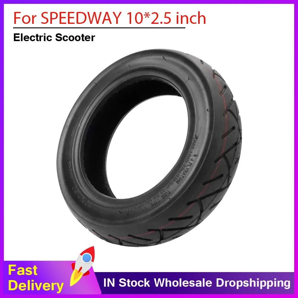 10*2,5 Zoll Elektroroller Blast Aufblasbarer Innenreifen für SPEEDWAY Ersatzreifen 10X2,50 Langlebiges Außenreifen-Set