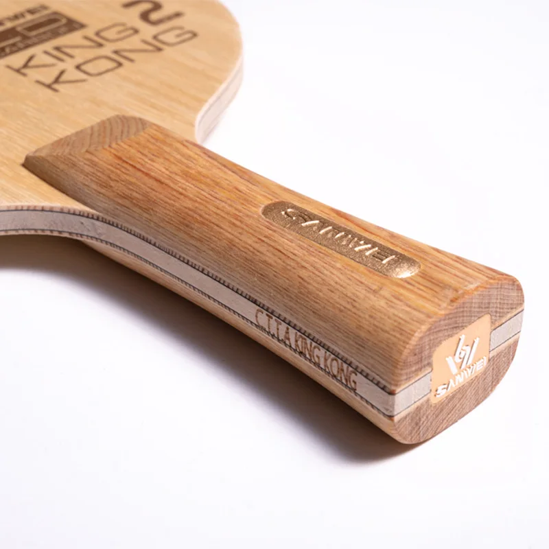 سانوي كينغ كونغ 2 تنس الطاولة بليد مضرب الكربون الهجومية تدور سرعة كينغ كونغ بينغ بونغ الخفافيش مجداف