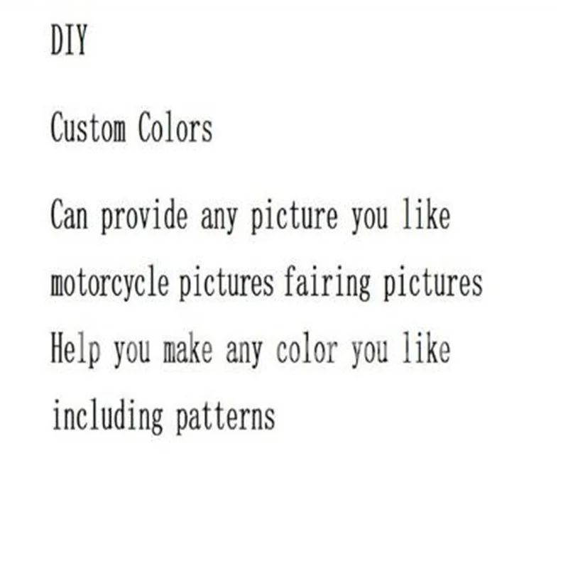 Applicable to custom fairing color decal shipping charges