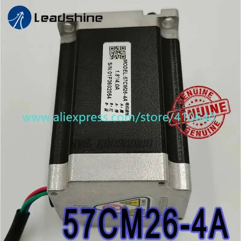 Genuine Leadshine 57CM26-4A NEMA 23 Stepping Motor 4 A 2.6 N.m Holding Torque 84 mm Length 1.8 Degree for Glue Filling Machine