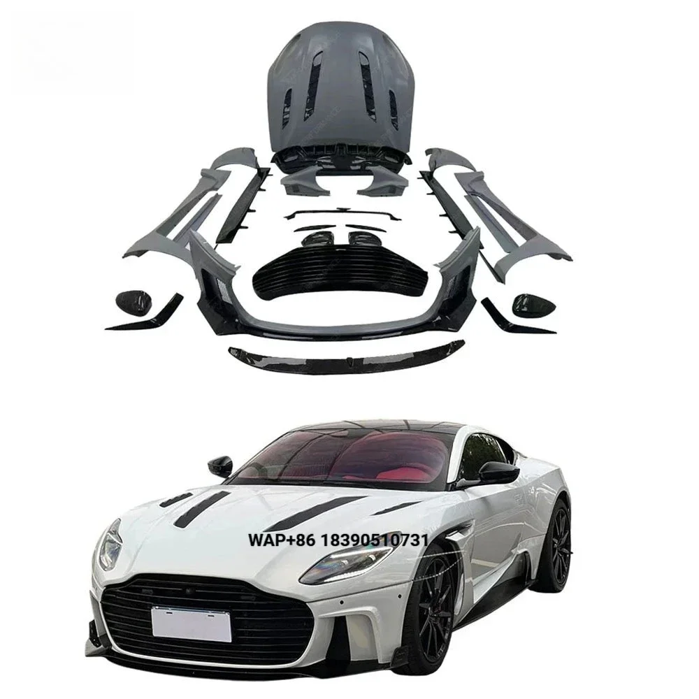 MSY Style Body Kit for Aston Martin DB11 Upgrade Carbon Fiber Front/Rear Bumper Engine Hood Side Skirts Fender Wings Grills