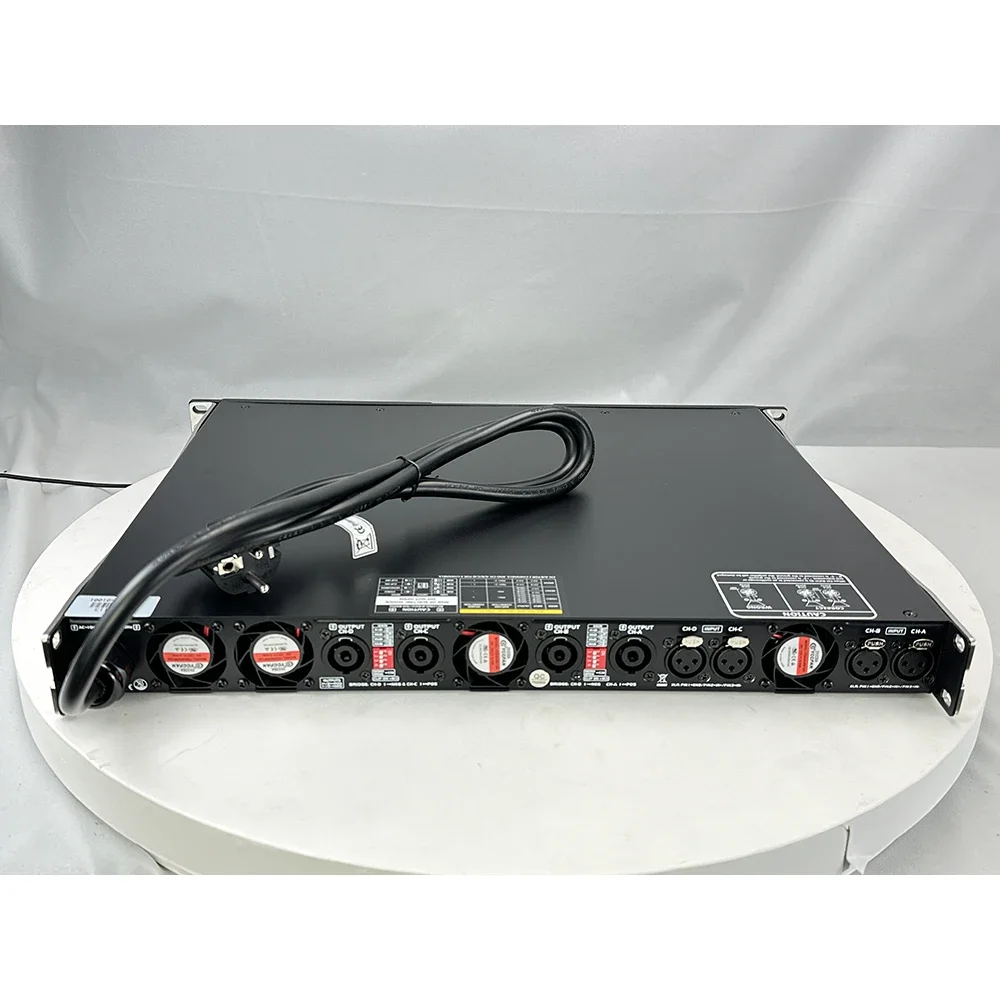 Big Power Professional Audio Stereo Class D 1U Digital Stage Amplifier Four Channel 4*6500W Sound Amplifiers for Outdoor