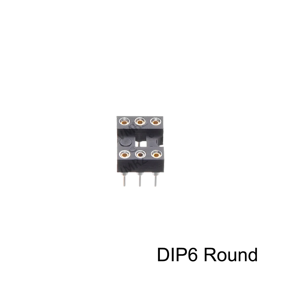 5PCS DIP14 DIP16  Round Pin DIP IC Socket Assorted Sizes DIP18 DIP20 DIP24 Narrow/ Wide DIP28 DIP40 Wide for PCB DIY Electronics