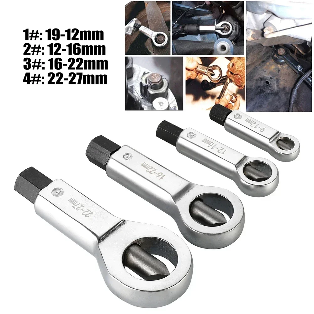 9-27mm Broken Damaged Corroded Stuck Nut Remover Tool Splitter Splitting Portable Manual Remover Extractor