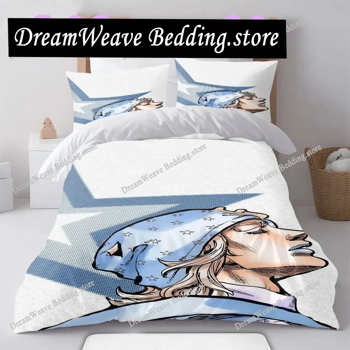 JOJO cool Character Soft and Comfortable Duvet Cover, Children's Bedding Set Gift, Extra Large Size, Various Sizes Available519