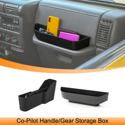 Car Co-Pilot Position Armrest Storage Box for Jeep Wrangler TJ 1997 1998 1999 2000 2001 2002 2003 2004 2005 2006 Accessory Black