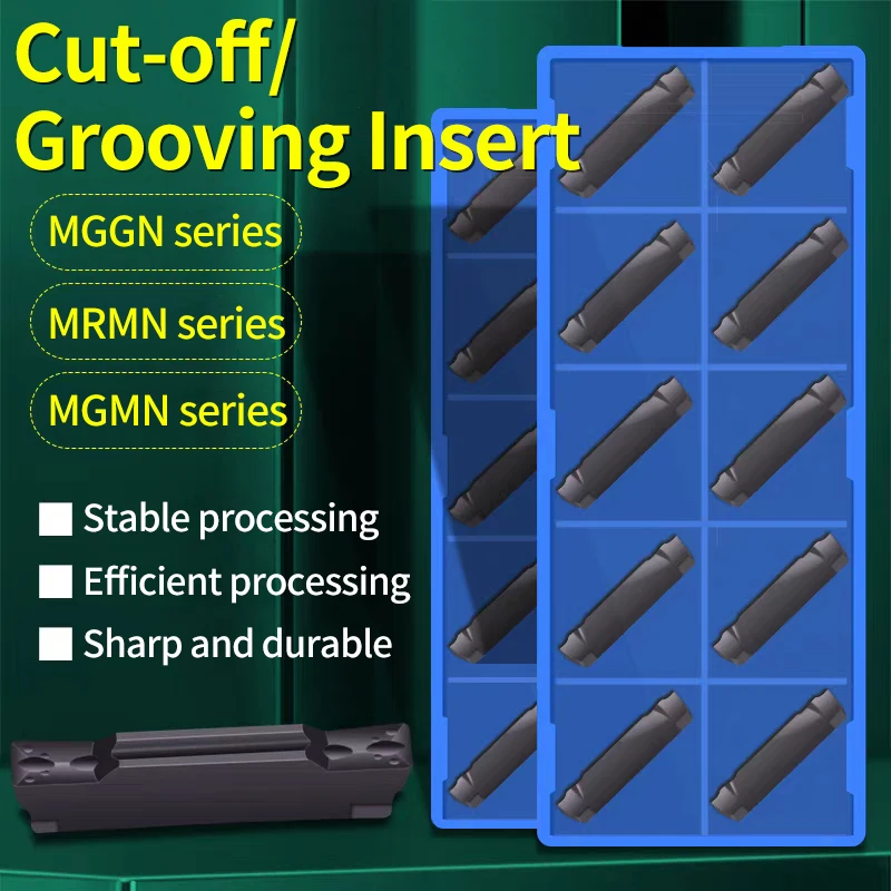 

CNC cutting blade, hard alloy lathe cutting blade, MGMN-M stainless steel groove cutting blade, groove type cutting blade grain