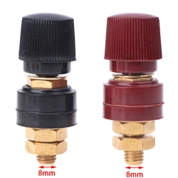 2pcs/Set 6mm 8mm Brass Stud Premium Remote Car Battery Power Junction Post Connector Terminal Kit Auto Accessories