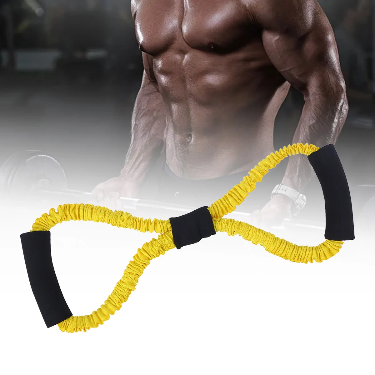 1 قطعة 8 أنبوب المقاومة للمنزل مكتب تجريب تعزيز العضلات الصدر المتوسع سحب التمارين أربطة اللياقة البدنية #3