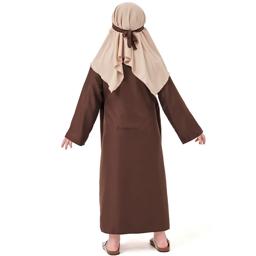 Nuevo disfraz de San José para niños, disfraz de cosplay para niños, adolescentes de 3 a 16 años con barba, disfraces bíblicos, cosplay, anime, disfraz de hombre