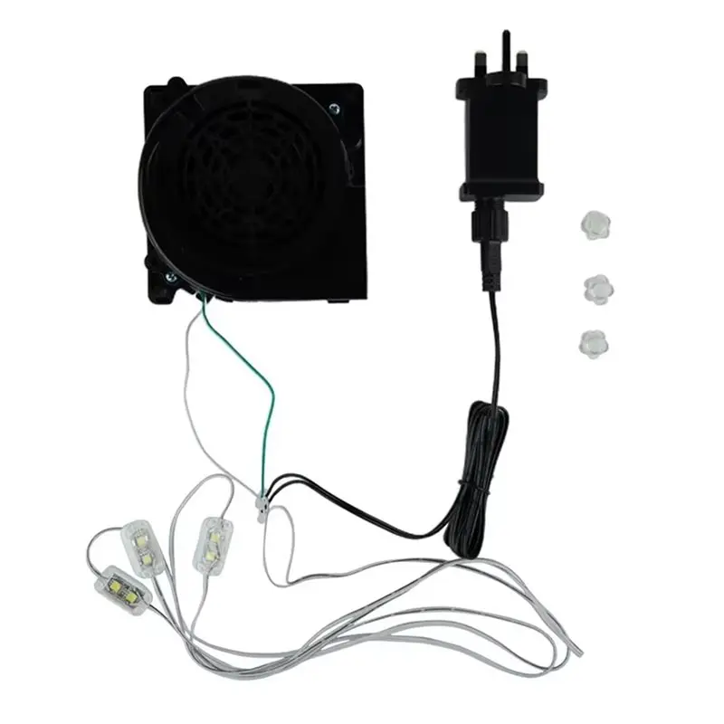 

【FLASH DEAL】Airblow Inflatables Blow Up Motor With 3 Lig For Indooor Outdoor Decorations Airblow Inflatables UK UK Plug