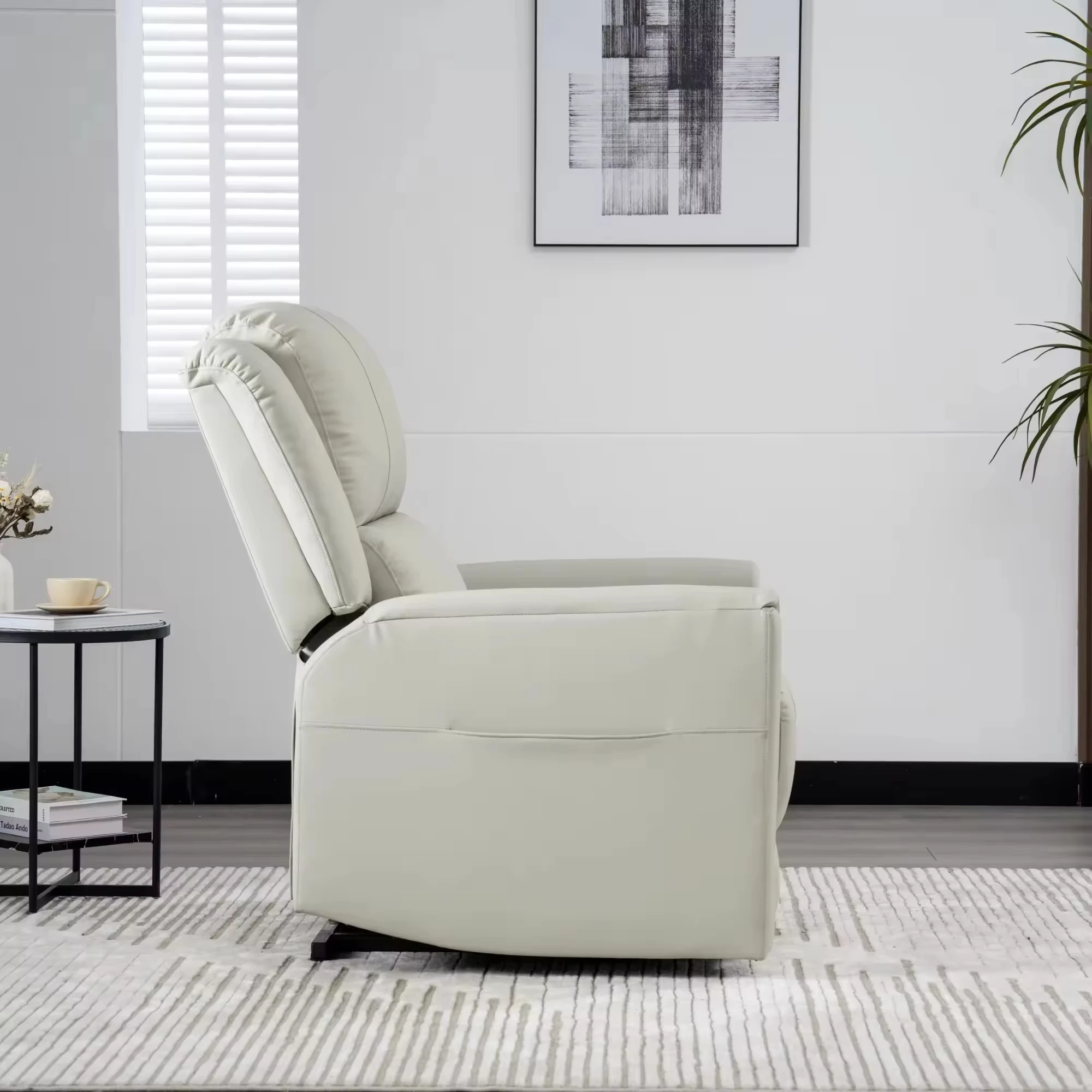 أريكة رفع كرسي كهربائي من الجلد الحديث مع نظام محرك لمساعدة المسنين وأثاث المكاتب المنزلية #5