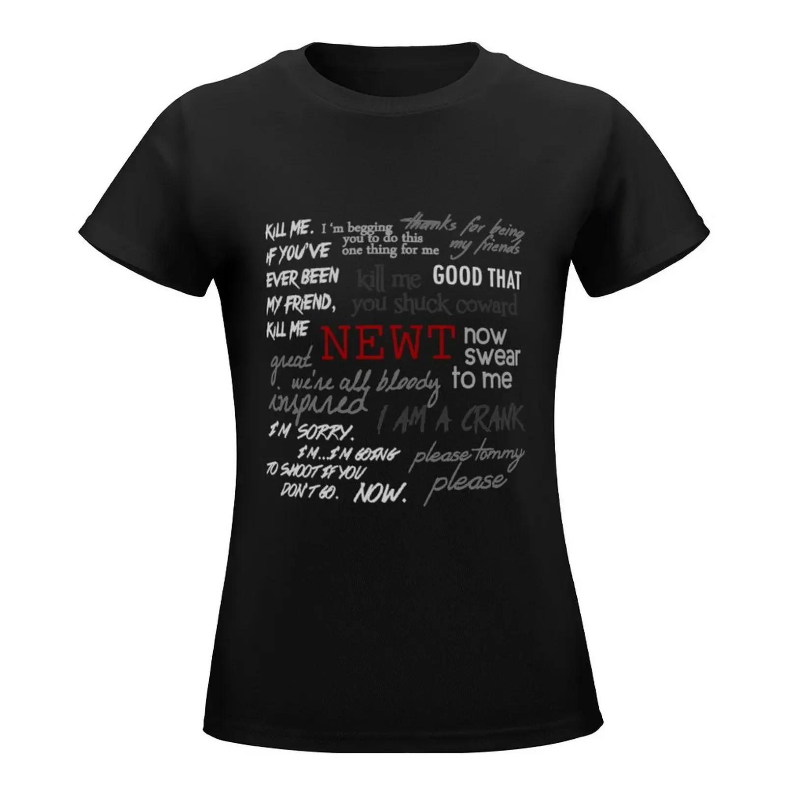 Newt - Maze Runner metodatage design T-Shirt plus size topy topy hippie ubrania letnie topy biały t-shirt sukienka dla kobiet sexy