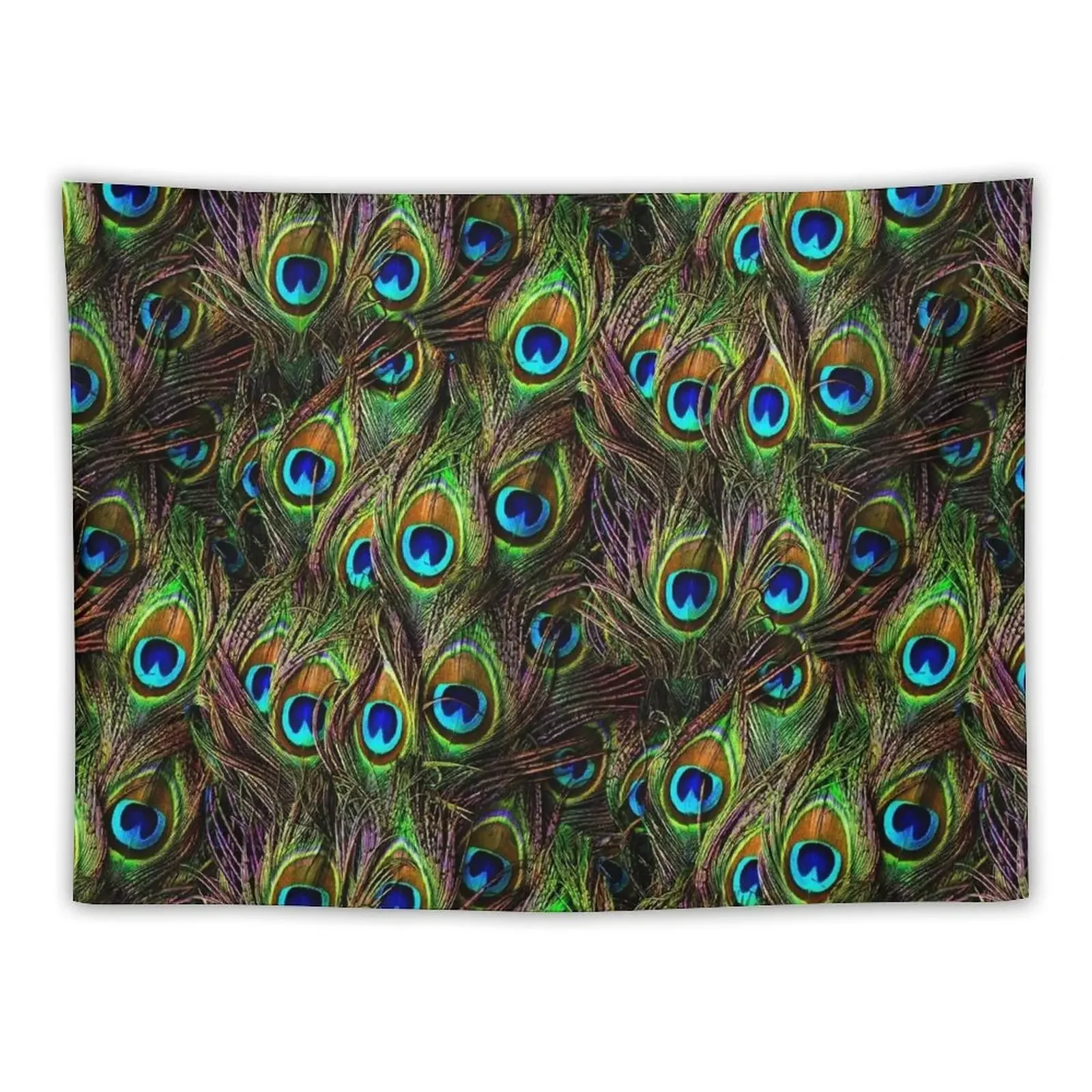 

Peacock Feathers Invasion Tapestry Wall Decor Mushroom Tapestry